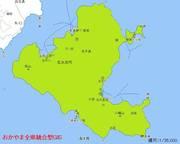地図（北木島）