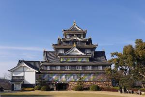 ハレいろキャンペーンの岡山城