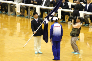 第７４回国民体育大会の結団壮行式の写真