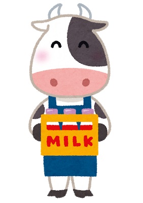 牛と牛乳