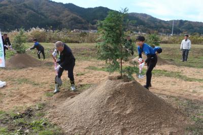 セレモニー植樹