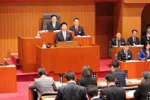 県議会11月定例会 開会