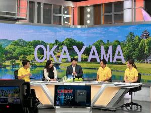 タイのテレビ番組で岡山をPR