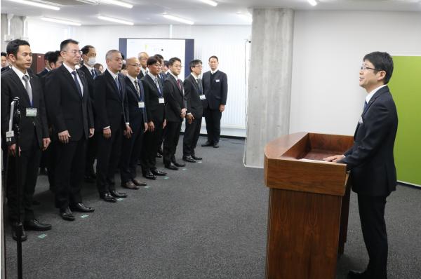 中村新教育長就任