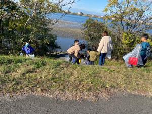 干田川沿岸の清掃・漂着ごみ回収2