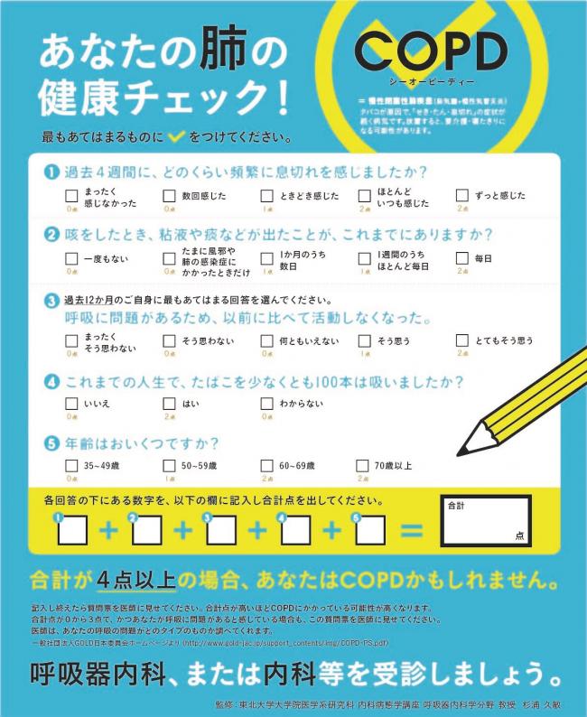 COPDチェックリスト