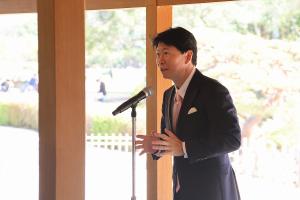 二色が岡景観復元整備竣工式〔岡山後楽園〕