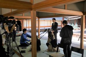 二色が岡景観復元整備竣工式〔岡山後楽園〕
