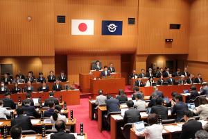 県議会6月定例会開会