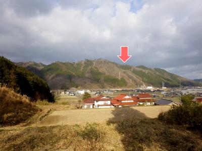 真庭市陣山城の写真