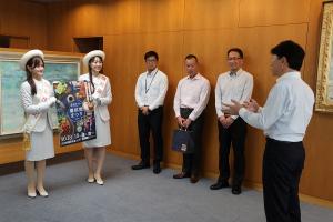 備前焼小町表敬訪問