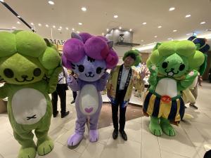 県産ブドウトップセールス