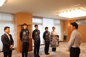 岡山シーガルズ 表敬訪問