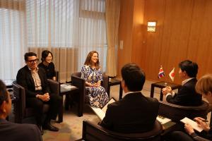 スッシ・ヒメネス・ヌニェス 駐日コスタリカ大使 表敬訪問