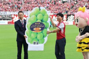 ファジアーノ岡山公式戦 岡山サンクスマッチ〔試合開始直前セレモニー〕