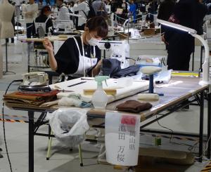 洋裁　池田選手