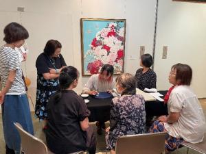 潮嘉子ライブペインティング