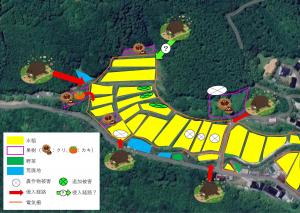 作成した集落点検マップ