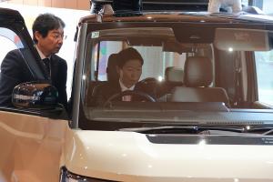 三菱自動車新型車展示オープニングセレモニー