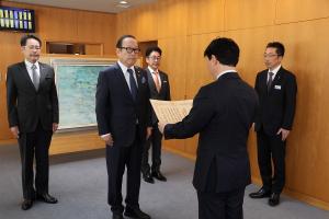 県福祉基金に対する寄附金贈呈式