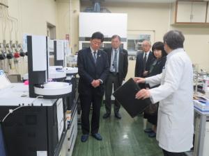 科学捜査研究所の視察