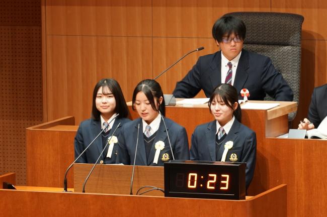 岡山東商業高校写真