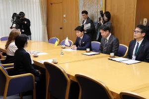 リリヤ・バビィ氏 表敬訪問