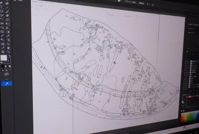 デジタルでのトレース作業