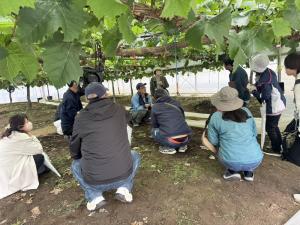 視察の様子を撮影した写真です