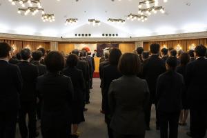 本庁課室長以上への訓示