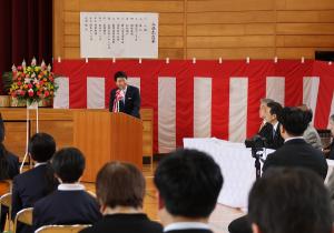 西粟倉村立西粟倉小学校入学式