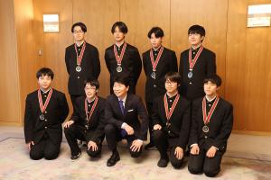 科学の甲子園全国大会優勝 県立岡山朝日高校 表敬訪問