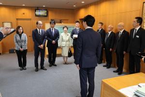 木下大サーカス岡山公演福祉招待券贈呈式