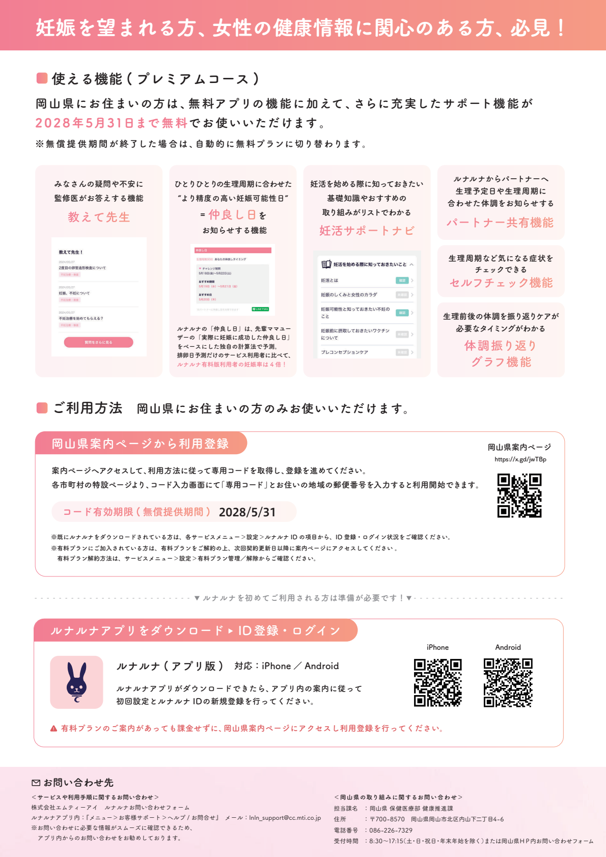 チラシ裏面