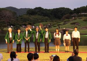 夏の幻想庭園・夏の烏城灯源郷オープニングセレモニー