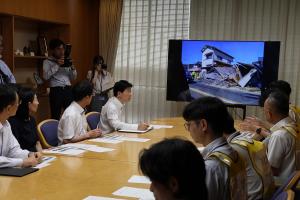 熊本地震被災地支援チーム「チームおかやま」報告会