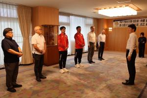 アーチェリーアジア大会・パラ大会日本代表選手 表敬訪問
