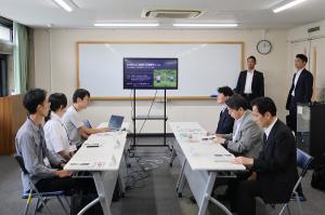 林 総務大臣視察