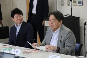 林 総務大臣視察