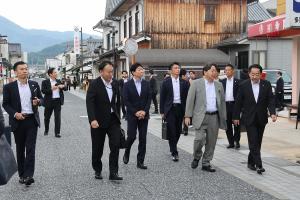 林 総務大臣視察