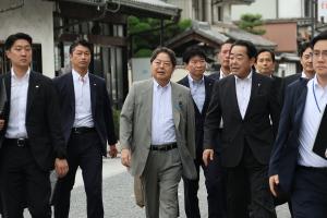 林 総務大臣視察