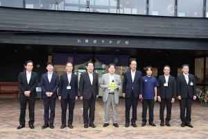 林 総務大臣視察