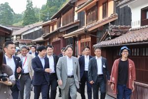 林 総務大臣視察
