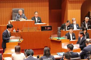 県議会9月定例会 一般質問〔5日目〕