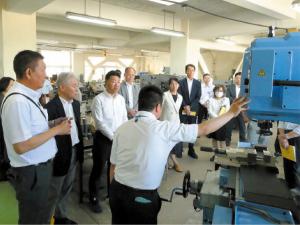 県立津山工業高等学校を調査