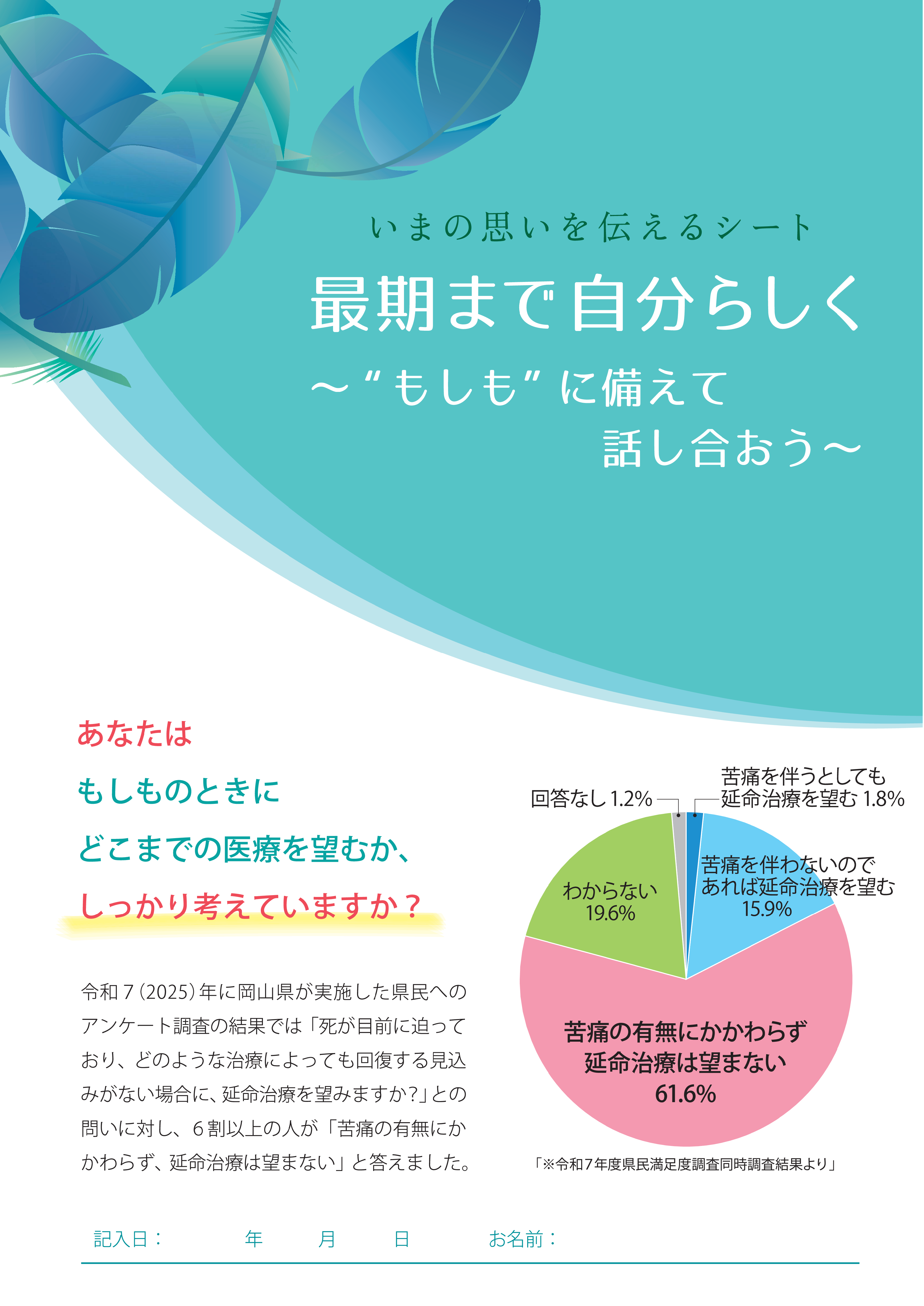 リーフレット(青)