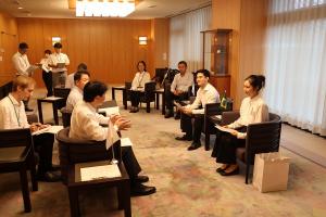 南米からの研修員 表敬訪問
