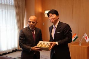インド・カルナータカ州大臣 表敬訪問