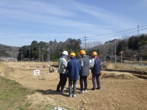 第２回現地公開　現地での説明の様子
