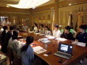 ガイダンスの様子